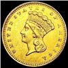 Image 1 : 1862 Rare Gold Dollar UNCIRCULATED