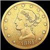 Image 1 : 1881 $10 Gold Eagle NICELY CIRCULATED