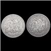 Image 2 : [2] 1877-S Seated Lib Half Dollars NICELY CIRCULAT