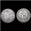 Image 2 : [2] Seated Lib Half Dollars [1854, 1873] NICELY CI