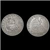 Image 1 : [2] Seated Lib Half Dollars [1854-O, 1859-O] NICEL