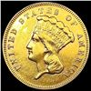 Image 1 : 1878 $3 Gold Piece HIGH GRADE