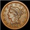 Image 1 : 1853 Braided Hair Large Cent CLOSELY UNCIRCULATED