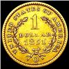 Image 2 : 1851-O Rare Gold Dollar CLOSELY UNCIRCULATED