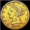 Image 1 : 1903-S $5 Gold Half Eagle CLOSELY UNCIRCULATED