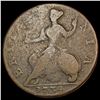 Image 2 : 1734 Colonial Halfpenny NICELY CIRCULATED