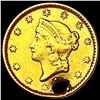 Image 1 : 1858 Details Rare Gold Dollar CLOSELY UNCIRCULATED
