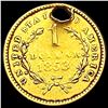 Image 2 : 1858 Details Rare Gold Dollar CLOSELY UNCIRCULATED