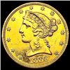 Image 1 : 1886-S $5 Gold Half Eagle CLOSELY UNCIRCULATED