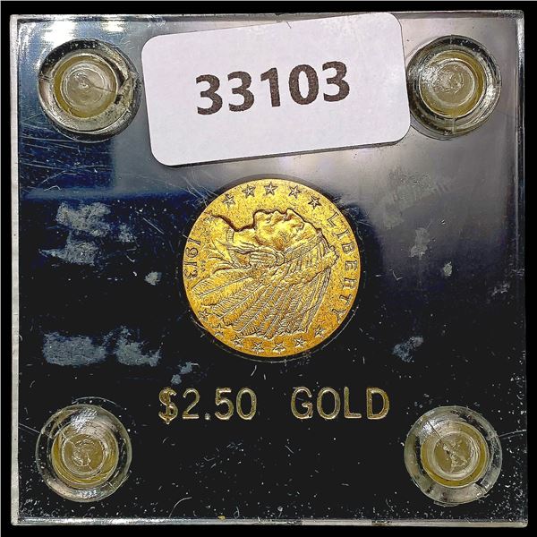 1911 $2.50 Gold Quarter Eagle CLOSELY UNCIRCULATED