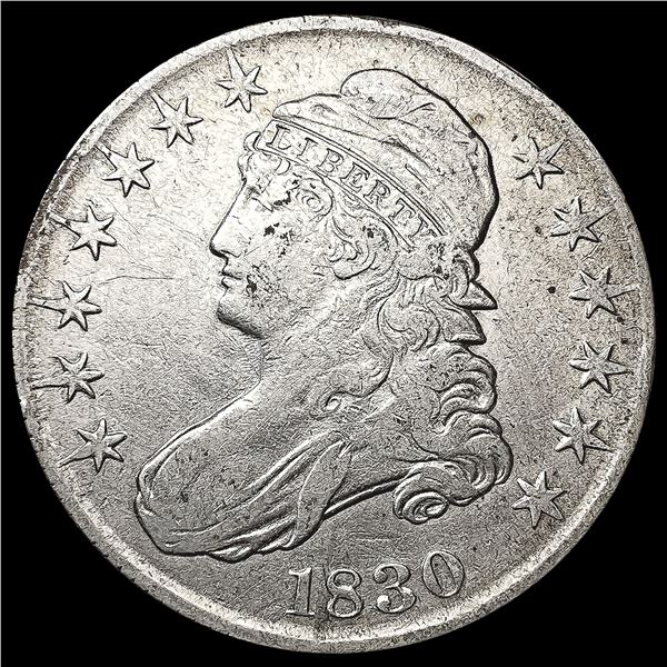 1830 Capped Bust Half Dollar NICELY CIRCULATED