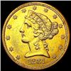 Image 1 : 1881 $5 Gold Half Eagle CLOSELY UNCIRCULATED