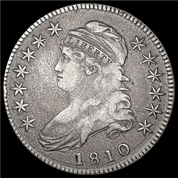 1810 Capped Bust Half Dollar LIGHTLY CIRCULATED