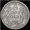 Image 2 : 1883 Kingdom of Hawaii Dime LIGHTLY CIRCULATED