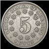 Image 2 : 1873 Shield Nickel CLOSELY UNCIRCULATED