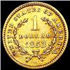 Image 2 : 1853 Rare Gold Dollar UNCIRCULATED