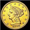 Image 1 : 1878 $2.50 Gold Quarter Eagle CLOSELY UNCIRCULATED