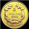 Image 2 : 1878 $3 Gold Piece NICELY CIRCULATED
