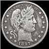 Image 1 : 1897-O Barber Quarter NICELY CIRCULATED
