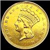 Image 1 : 1859-S Rare Gold Dollar ABOUT UNCIRCULATED
