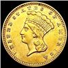 Image 1 : 1856 Rare Gold Dollar CHOICE AU