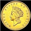 Image 1 : 1854 Rare Gold Dollar CLOSELY UNCIRCULATED