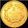 Image 2 : 1856-S $3 Gold Piece CLOSELY UNCIRCULATED