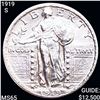 Image 1 : 1919-S Standing Liberty Quarter GEM BU