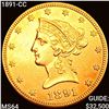 Image 1 : 1891-CC $10 Gold Eagle CHOICE BU+