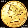Image 1 : 1860-D $5 Gold Half Eagle GEM BU