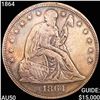 Image 1 : 1864 Seated Liberty Dollar CLOSELY UNCIRCULATED