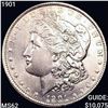 Image 1 : 1901 Morgan Silver Dollar CLOSELY UNCIRCULATED