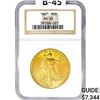 Image 1 : 1927 $20 Gold Double Eagle NGC MS65