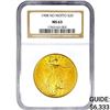 Image 1 : 1908 $20 Gold Double Eagle NGC MS63 No Motto