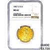 Image 1 : 1887-S $10 Gold Eagle NGC MS62