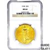 Image 1 : 1928 $20 Gold Double Eagle NGC MS64