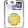 Image 2 : 2023 G.B Â£100 1oz. Gold NGC MS69 KCIII OBV 445th