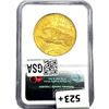 Image 2 : 1910 $20 Gold Double Eagle NGC MS62