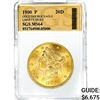 Image 1 : 1900 $20 Gold Double Eagle SGS MS64