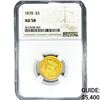 Image 1 : 1878 $3 Gold Piece NGC AU58