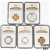 Image 1 : [5] 1958 US Type Coin Set NGC PF67