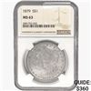 Image 1 : 1879 Morgan Silver Dollar NGC MS63