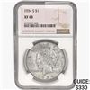 Image 1 : 1934-S Silver Peace Dollar NGC XF40