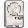 Image 2 : 1921 Silver Peace Dollar NGC MS62 High Relief