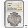 Image 1 : 1880-S Morgan Silver Dollar NGC MS63