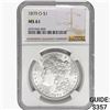 Image 1 : 1879-O Morgan Silver Dollar NGC MS61
