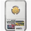 Image 2 : 1928 $2.50 Gold Quarter Eagle NGC MS61