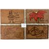 Image 8 : Novelty - Leather Postcards 35+ Postcards