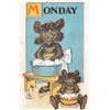 Image 1 : Days of the week set & Holiday Dressed Bears Postcards 8 In All