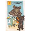 Image 2 : Days of the week set & Holiday Dressed Bears Postcards 8 In All